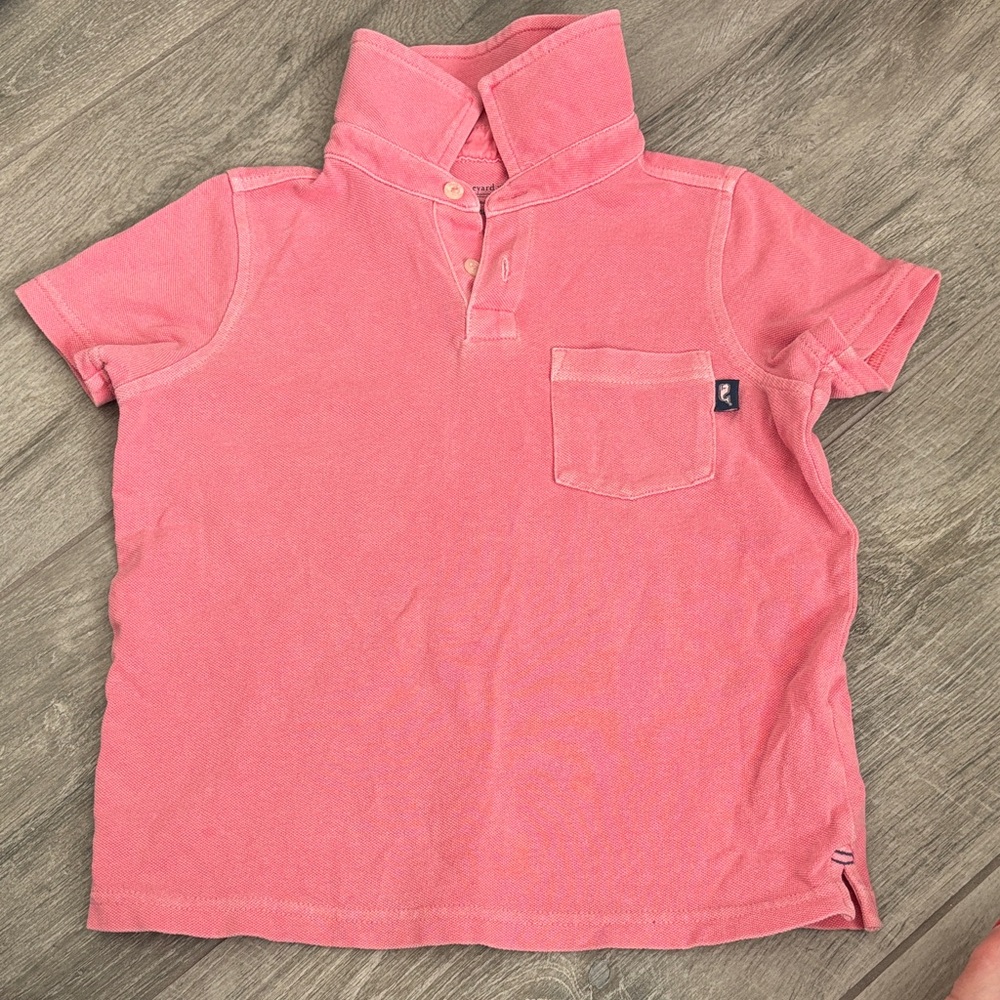 Vineyard vines Boys Red Polo Shirt